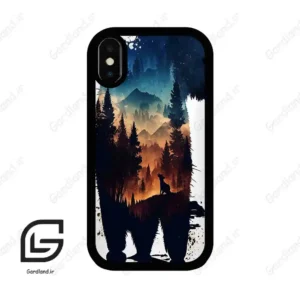 قاب گوشی آیفون ایکس-ایکس اس (Iphone X / Xs ) طرح خرس کد 2449
