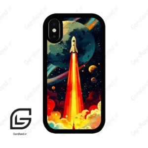 قاب گوشی آیفون ایکس-ایکس اس (Iphone X / Xs ) طرح موشک کد 2463