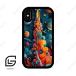قاب گوشی آیفون ایکس-ایکس اس (Iphone X / Xs ) طرح موشک کد 2470