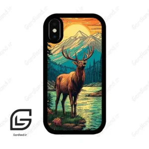 قاب گوشی آیفون ایکس-ایکس اس (Iphone X / Xs ) طرح گوزن کد 2471