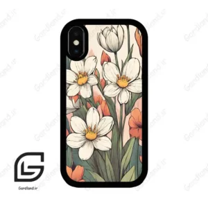 قاب گوشی آیفون ایکس-ایکس اس (Iphone X / Xs ) طرح گل کد 2475