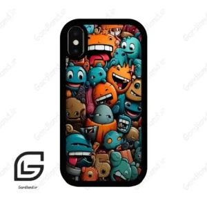 قاب گوشی آیفون ایکس-ایکس اس (Iphone X / Xs ) طرح استیکر کد 2478