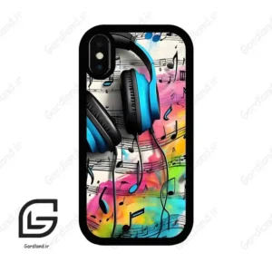 قاب گوشی آیفون ایکس-ایکس اس (Iphone X / Xs ) طرح موسیقی کد 2482