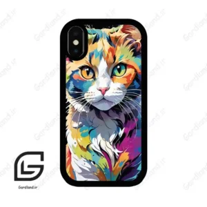 قاب گوشی آیفون ایکس-ایکس اس (Iphone X / Xs ) طرح گربه کد 2483