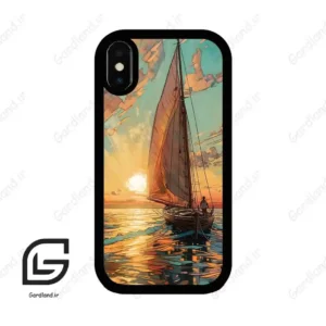 قاب گوشی آیفون ایکس-ایکس اس (Iphone X / Xs ) طرح قایق کد 2485