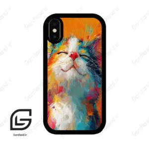 قاب گوشی آیفون ایکس-ایکس اس (Iphone X / Xs ) طرح گربه کد 2489