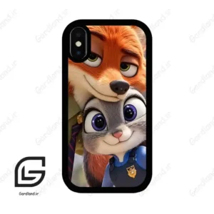 قاب گوشی آیفون ایکس-ایکس اس (Iphone X / Xs ) طرح زوتوپیا کد 2496