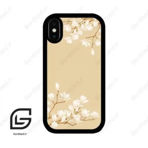 قاب گوشی آیفون ایکس-ایکس اس (Iphone X / Xs ) طرح شکوفه کد 2525