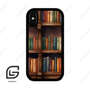 قاب گوشی آیفون ایکس-ایکس اس (Iphone X / Xs ) طرح کتابخانه کد 2527