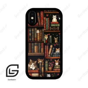 قاب گوشی آیفون ایکس-ایکس اس (Iphone X / Xs ) طرح کتابخانه کد 2532