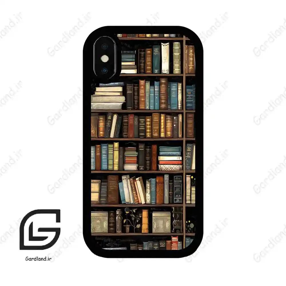 قاب گوشی آیفون ایکس-ایکس اس (Iphone X / Xs ) طرح کتابخانه کد 2533