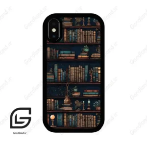 قاب گوشی آیفون ایکس-ایکس اس (Iphone X / Xs ) طرح کتابخانه کد 2536