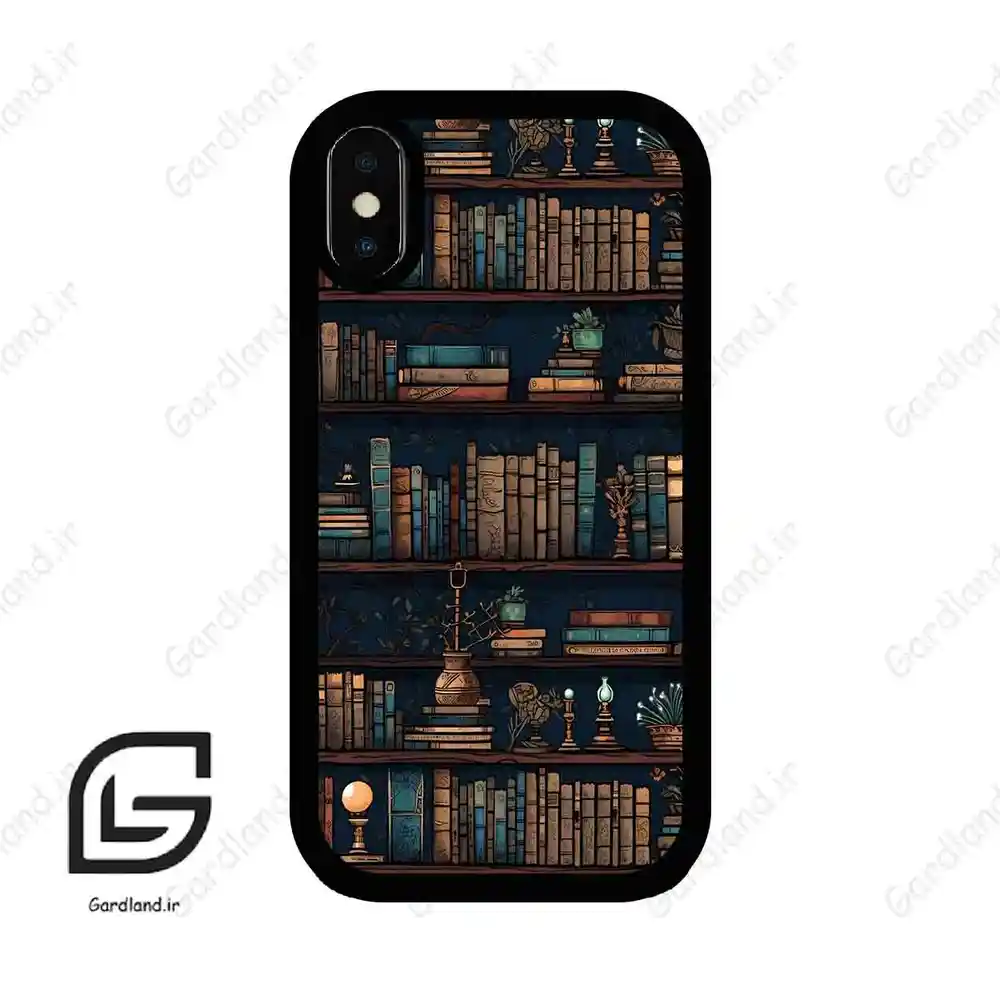 قاب گوشی آیفون ایکس-ایکس اس (Iphone X / Xs ) طرح کتابخانه کد 2536