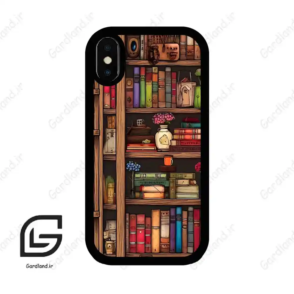 قاب گوشی آیفون ایکس-ایکس اس (Iphone X / Xs ) طرح کتابخانه کد 2537
