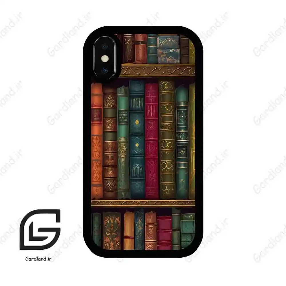 قاب گوشی آیفون ایکس-ایکس اس (Iphone X / Xs ) طرح کتابخانه کد 2538