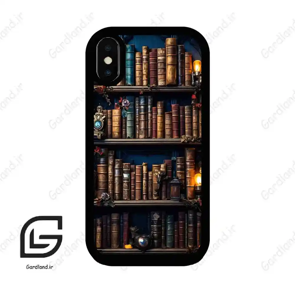 قاب گوشی آیفون ایکس-ایکس اس (Iphone X / Xs ) طرح کتابخانه کد 2541