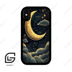 قاب گوشی آیفون ایکس-ایکس اس (Iphone X / Xs ) طرح ماه کد 2547