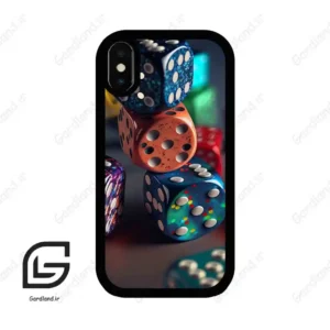 قاب گوشی آیفون ایکس-ایکس اس (Iphone X / Xs ) طرح تاس کد 2556