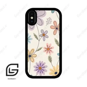 قاب گوشی آیفون ایکس-ایکس اس (Iphone X / Xs ) طرح گل کد 2587