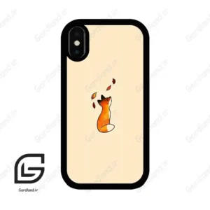 قاب گوشی آیفون ایکس-ایکس اس (Iphone X / Xs ) طرح روباه کد 2612