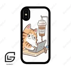 قاب گوشی آیفون ایکس-ایکس اس (Iphone X / Xs ) طرح گربه کد 2617