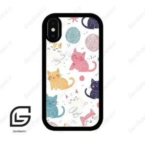 قاب گوشی آیفون ایکس-ایکس اس (Iphone X / Xs ) طرح گربه کد 2620