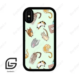 قاب گوشی آیفون ایکس-ایکس اس (Iphone X / Xs ) طرح گربه کد 2622