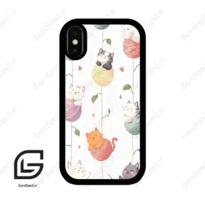 قاب گوشی آیفون ایکس-ایکس اس (Iphone X / Xs ) طرح گربه کد 2633