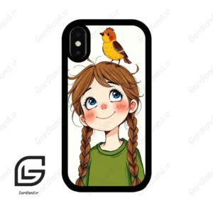 قاب گوشی آیفون ایکس-ایکس اس (Iphone X / Xs ) طرح دختر کد 2640