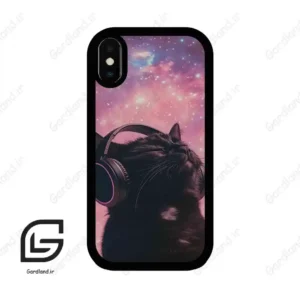 قاب گوشی آیفون ایکس-ایکس اس (Iphone X / Xs ) طرح گربه کد 2641