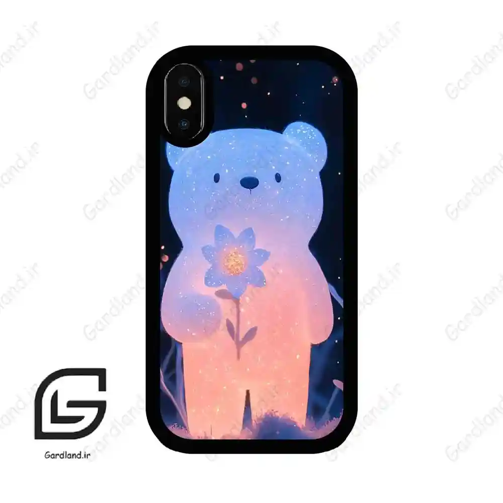 قاب گوشی آیفون ایکس-ایکس اس (Iphone X / Xs ) طرح خرس کد 2644