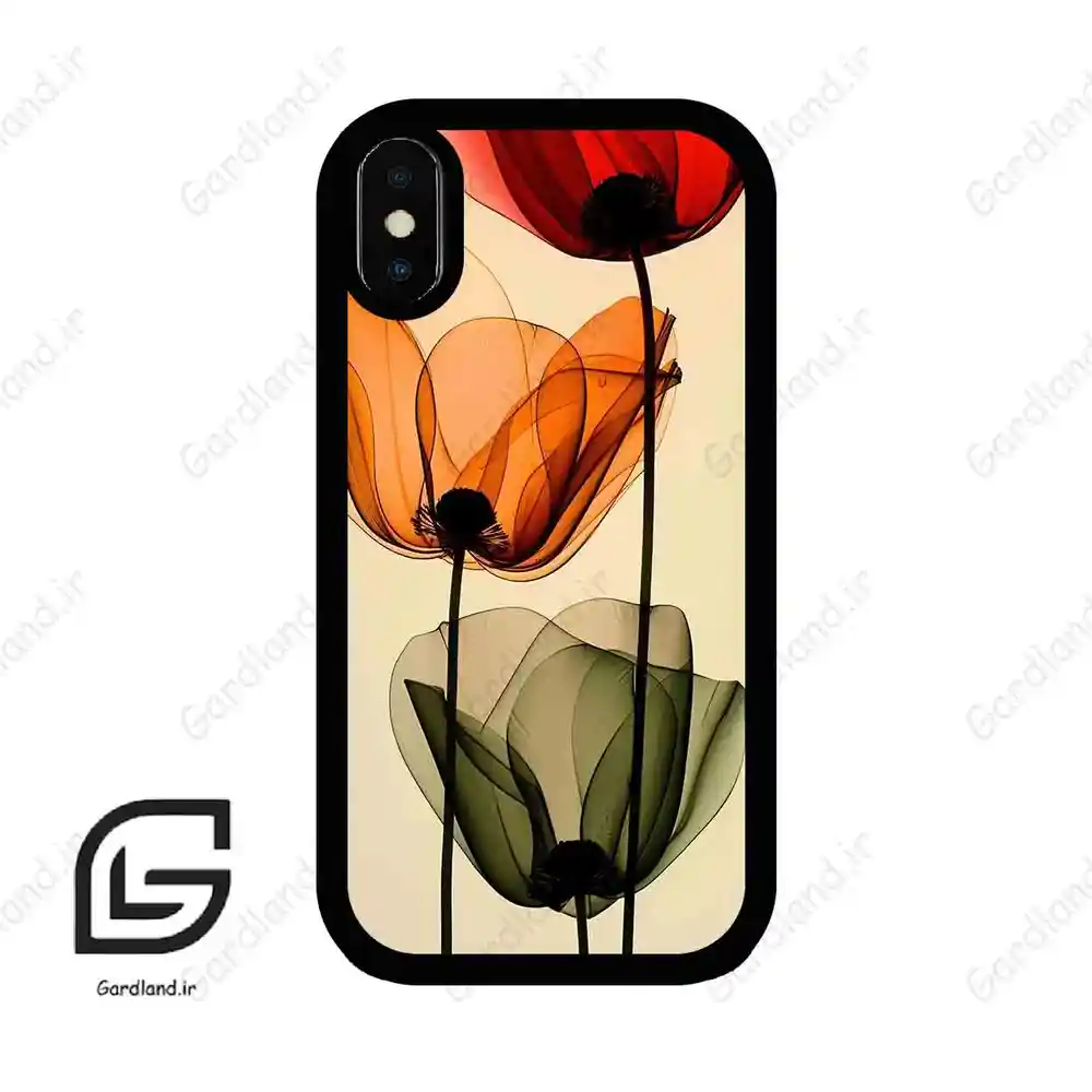 قاب گوشی آیفون ایکس-ایکس اس (Iphone X / Xs ) طرح گل کد 2650