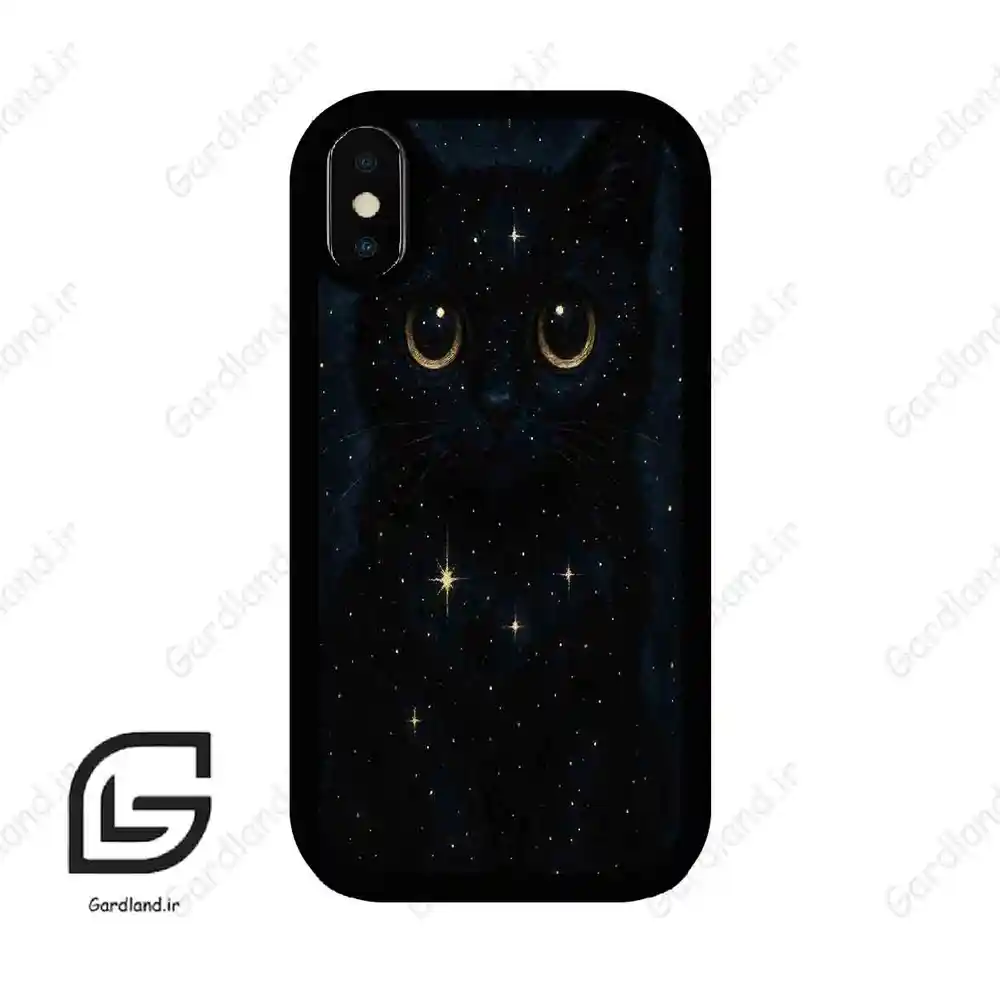 قاب گوشی آیفون ایکس-ایکس اس (Iphone X / Xs ) طرح گربه کد 2655