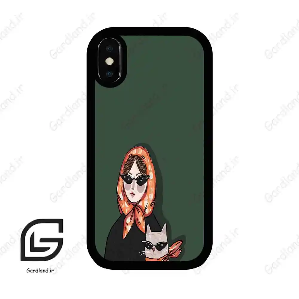 قاب گوشی آیفون ایکس-ایکس اس (Iphone X / Xs ) طرح دخترانه کد 2672