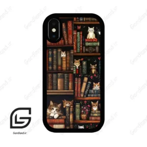 قاب گوشی آیفون ایکس-ایکس اس (Iphone X / Xs ) طرح کتابخانه کد 2675