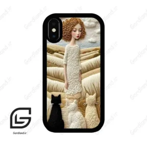 قاب گوشی آیفون ایکس-ایکس اس (Iphone X / Xs ) طرح دخترانه کد 2679