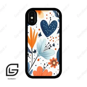 قاب گوشی آیفون ایکس-ایکس اس (Iphone X / Xs ) طرح گل کد 2686