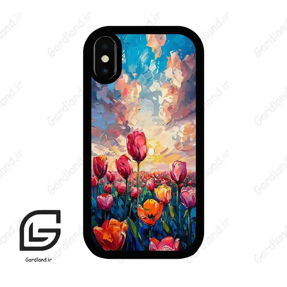 قاب گوشی آیفون ایکس-ایکس اس (Iphone X / Xs ) طرح گل کد 2687