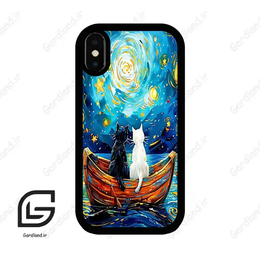 قاب گوشی آیفون ایکس-ایکس اس (Iphone X / Xs ) طرح گربه کد 2727