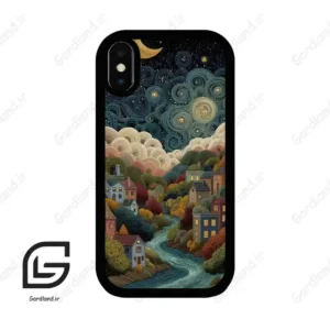 قاب گوشی آیفون ایکس-ایکس اس (Iphone X / Xs ) طرح دهکده کد 2736