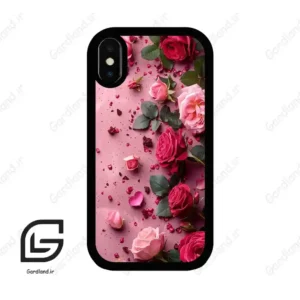 قاب گوشی آیفون ایکس-ایکس اس (Iphone X / Xs ) طرح رز کد 2744