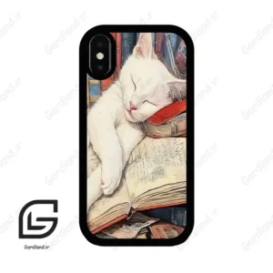 قاب گوشی آیفون ایکس-ایکس اس (Iphone X / Xs ) طرح گربه کد 2758
