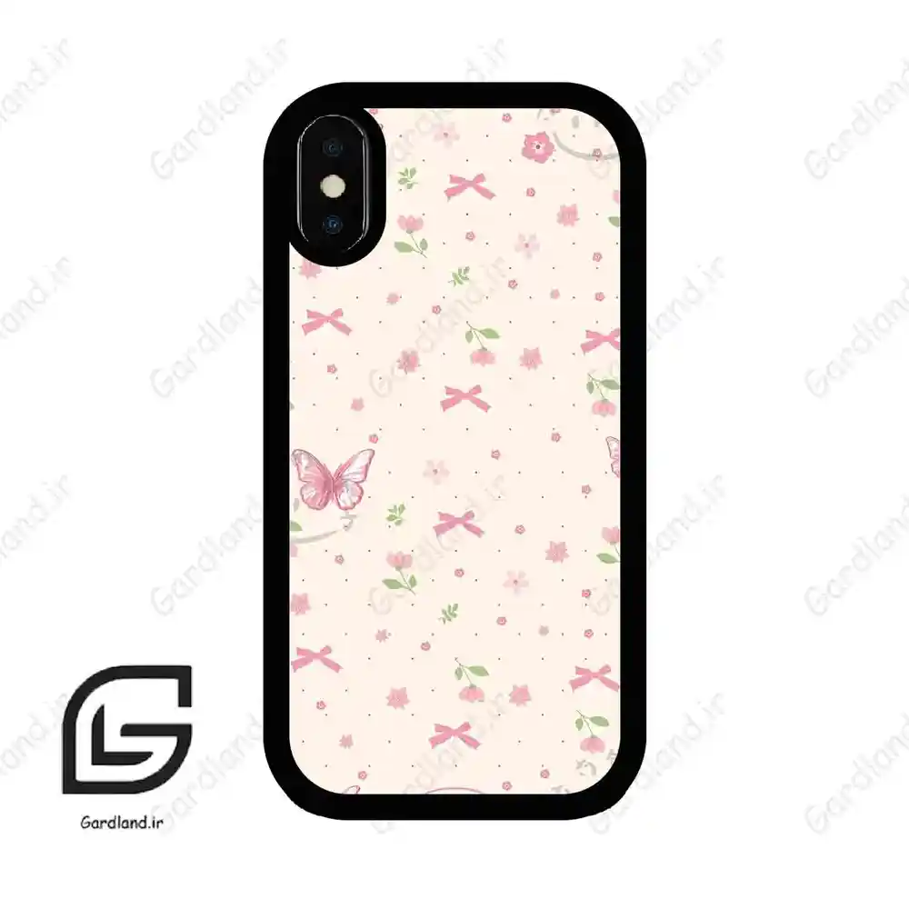 قاب گوشی آیفون ایکس-ایکس اس (Iphone X / Xs ) طرح پروانه کد 2776