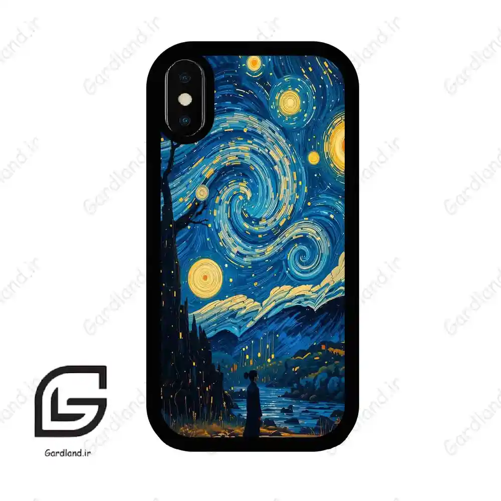 قاب گوشی آیفون ایکس-ایکس اس (Iphone X / Xs ) طرح شب کد 2801