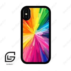 قاب گوشی آیفون ایکس-ایکس اس (Iphone X / Xs ) طرح رنگارنگ کد 2877