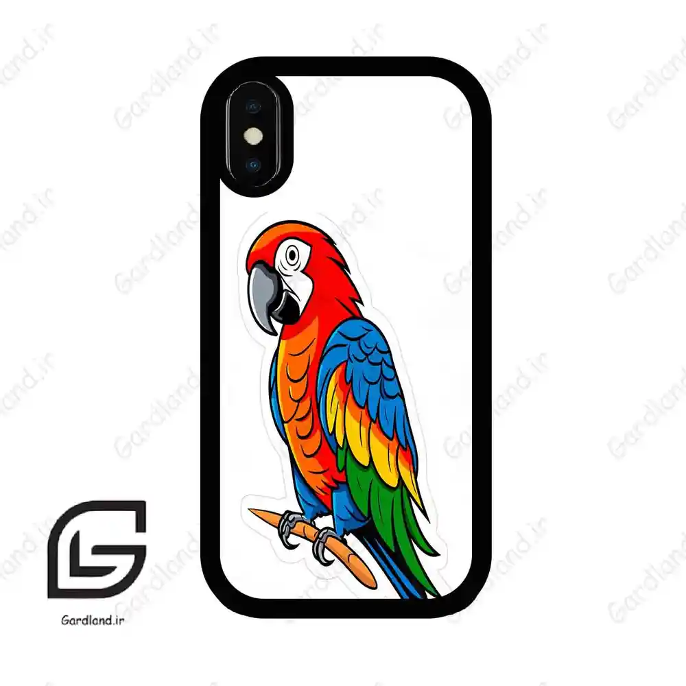 قاب گوشی آیفون ایکس-ایکس اس (Iphone X / Xs ) طرح طوطی کد 2896