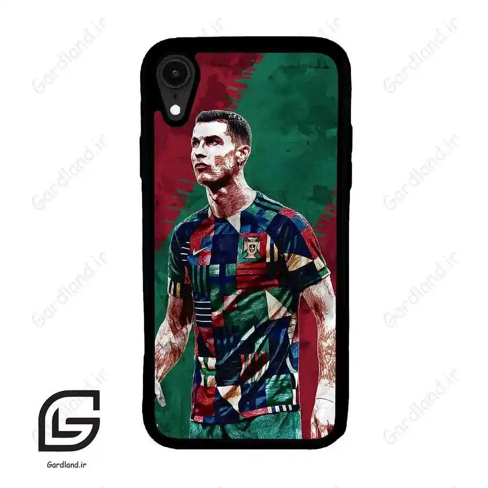 قاب گوشی آیفون ایکس آر (Iphone XR ) طرح رونالدو کد 2008
