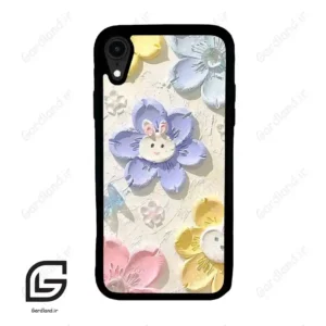 قاب گوشی آیفون ایکس آر (Iphone XR ) طرح گل کد 2046