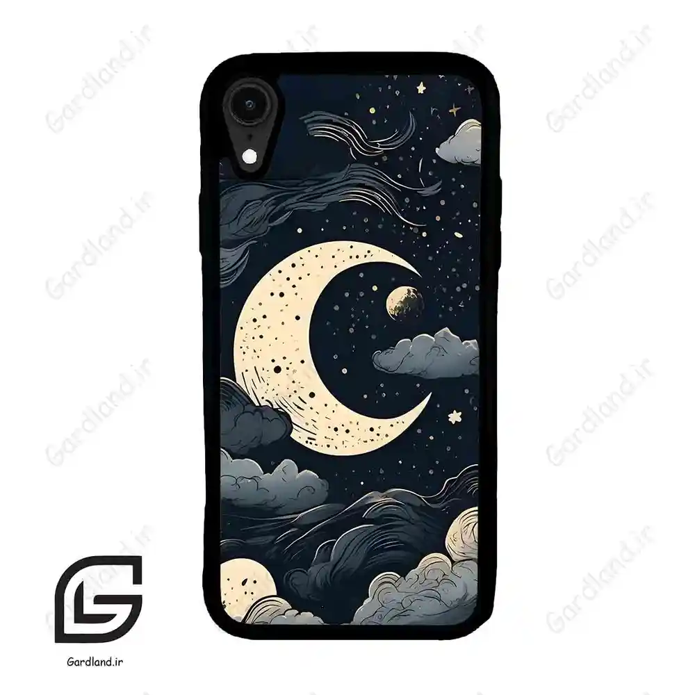 قاب گوشی آیفون ایکس آر (Iphone XR ) طرح ماه کد 2173