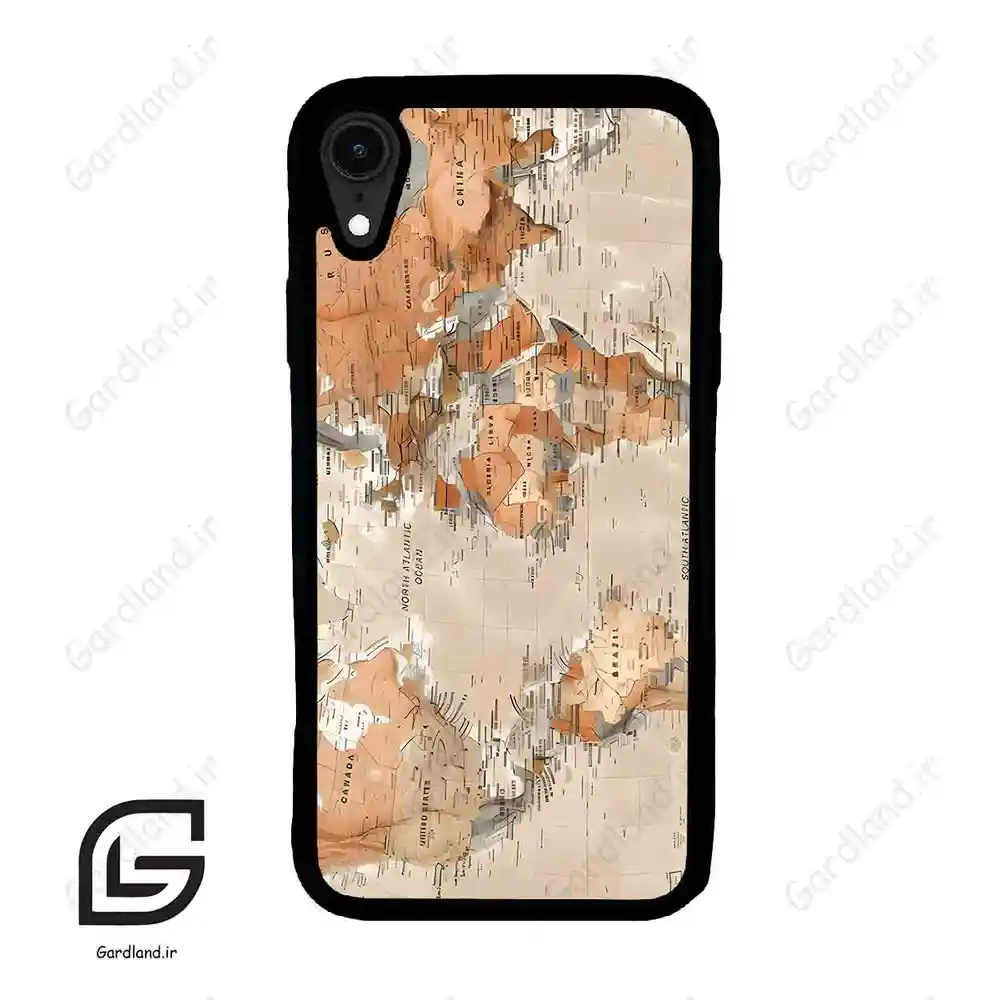 قاب گوشی آیفون ایکس آر (Iphone XR ) طرح نقشه کد 2187